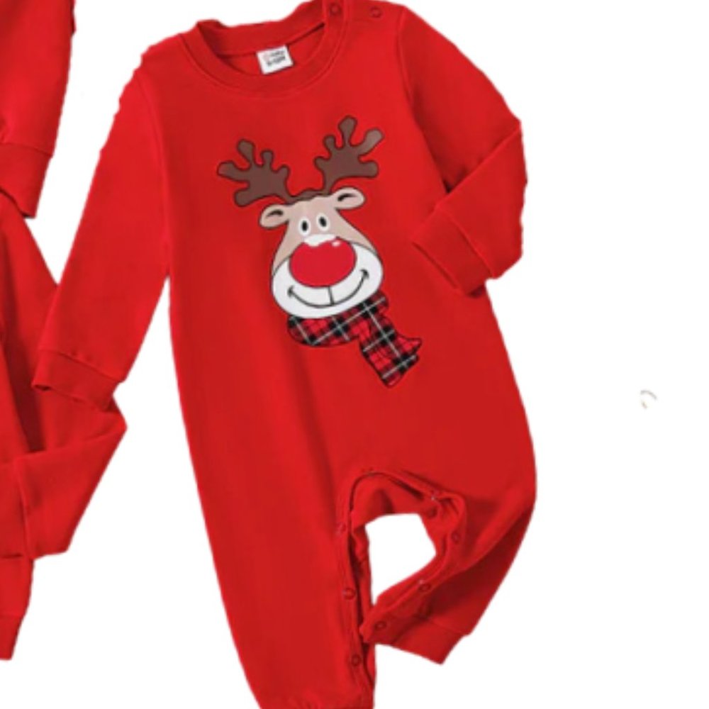 Baby Mommy & Me Red Reindeer